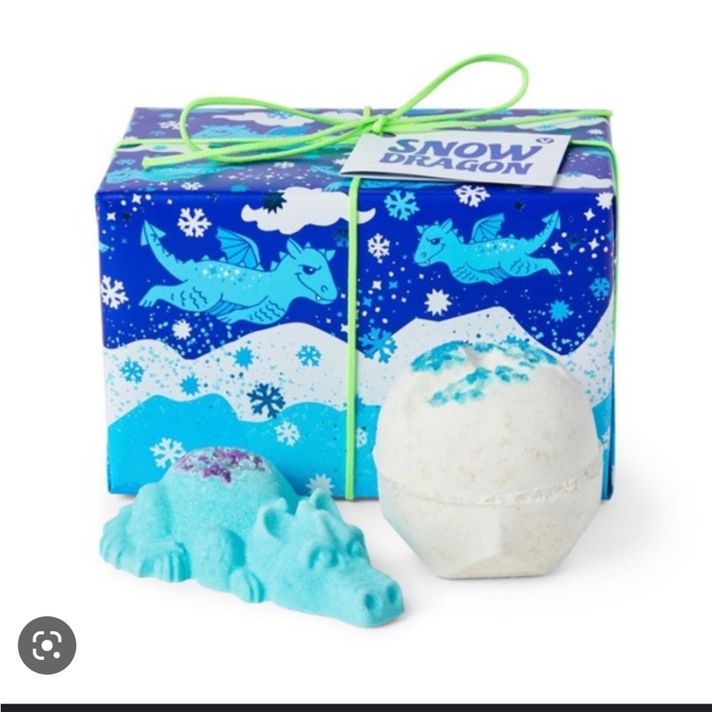 Snow dragon lush gift set
